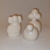 Vit pudel stor & liten - Bild 2