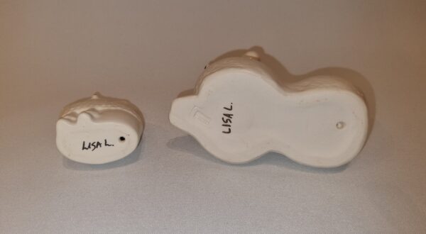 Vit pudel stor & liten - Bild 3