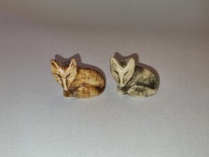 Räv, en brun & en blå – Mini Zoo