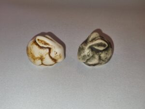 Kaniner, en brun & en blå - Mini Zoo